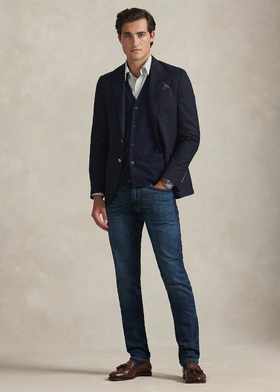 Custom Fit Striped Oxford shirt Pale Russet