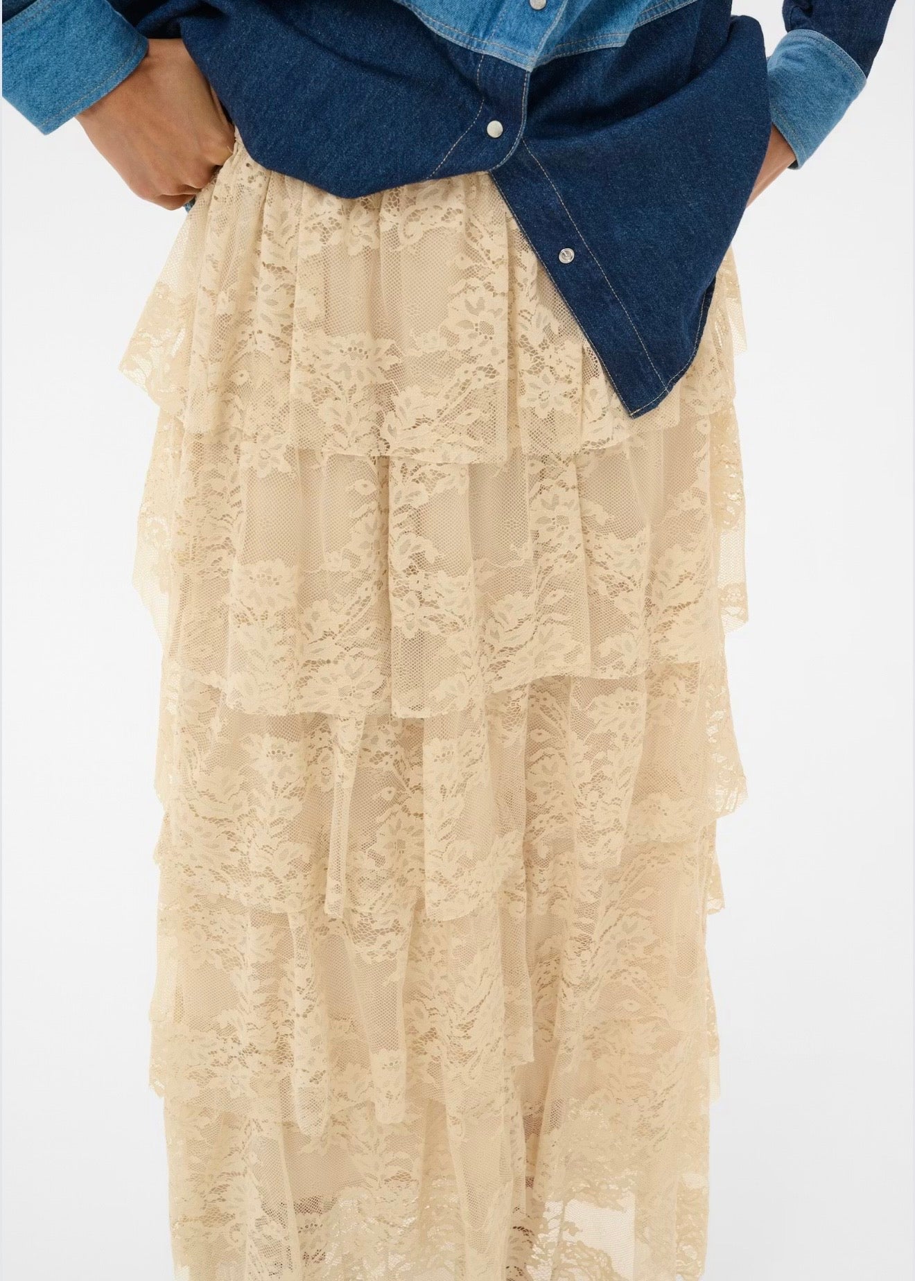 Abiha Skirt Oatmeal