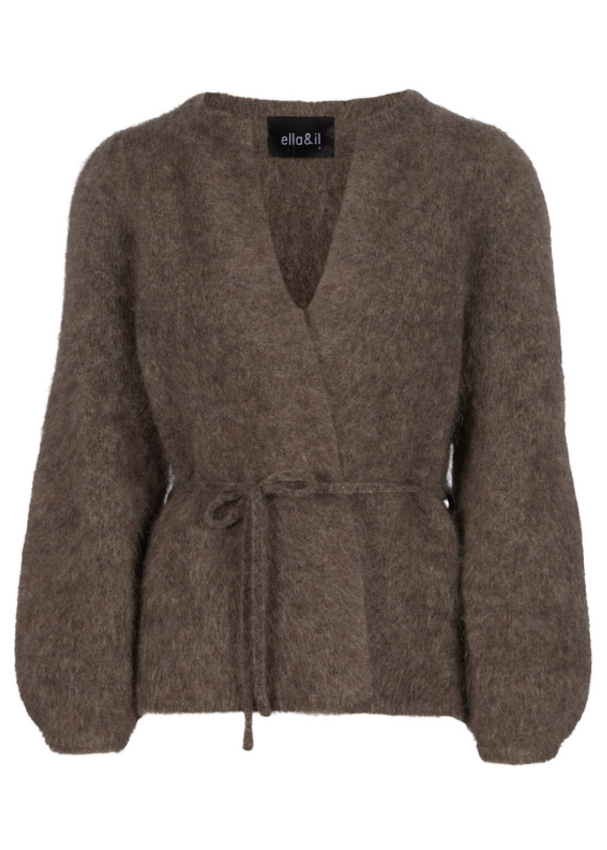 Fredrikke Chunky Cardigan Brown