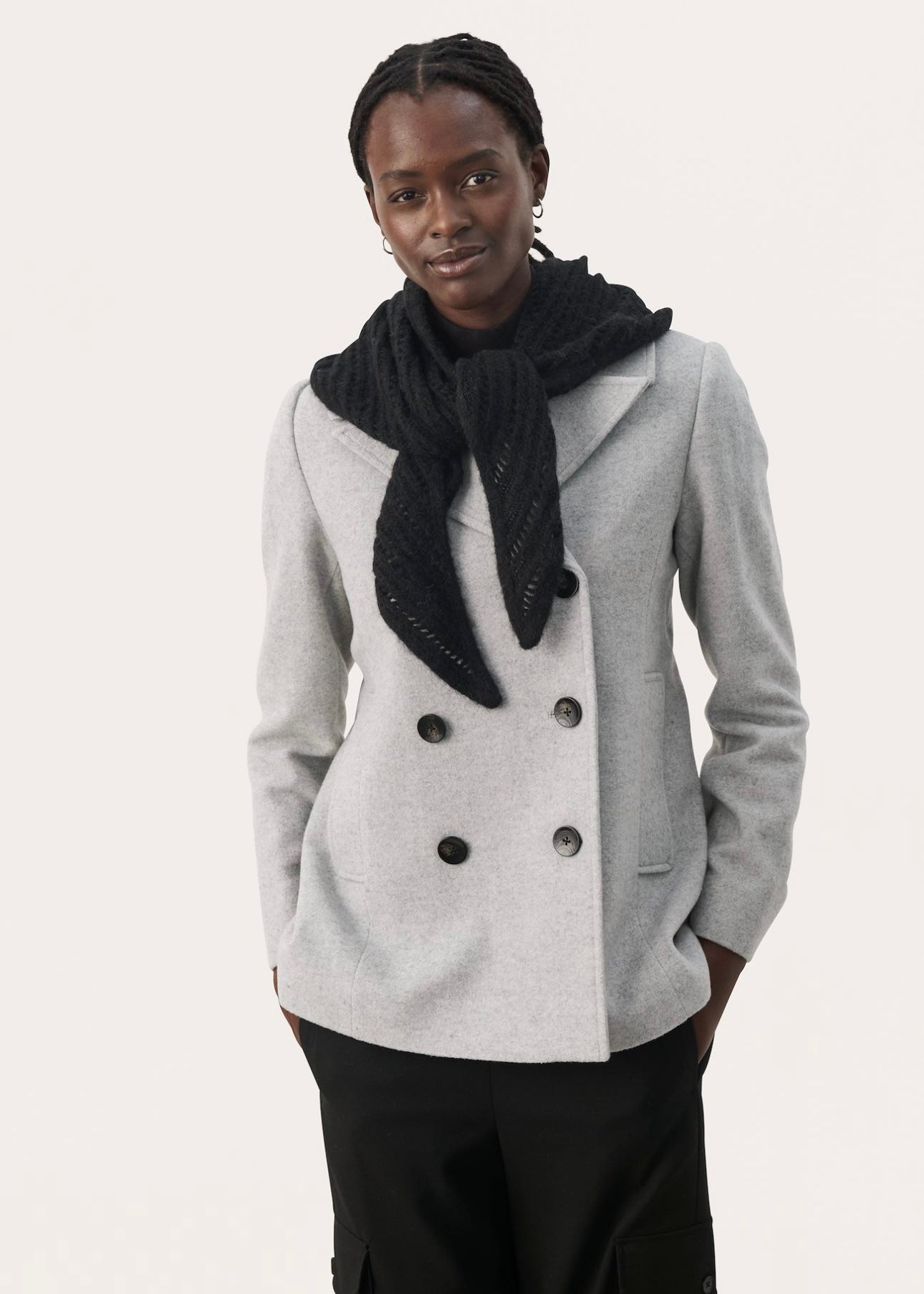 Part Two Liliana scarf - Black