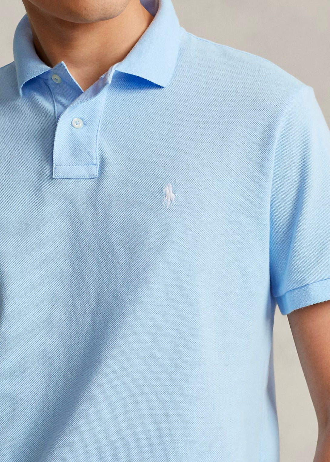 Polo Ralph Lauren pique - Office Blue