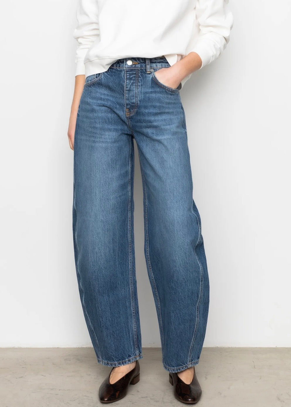 Libby Washed Dark Blue