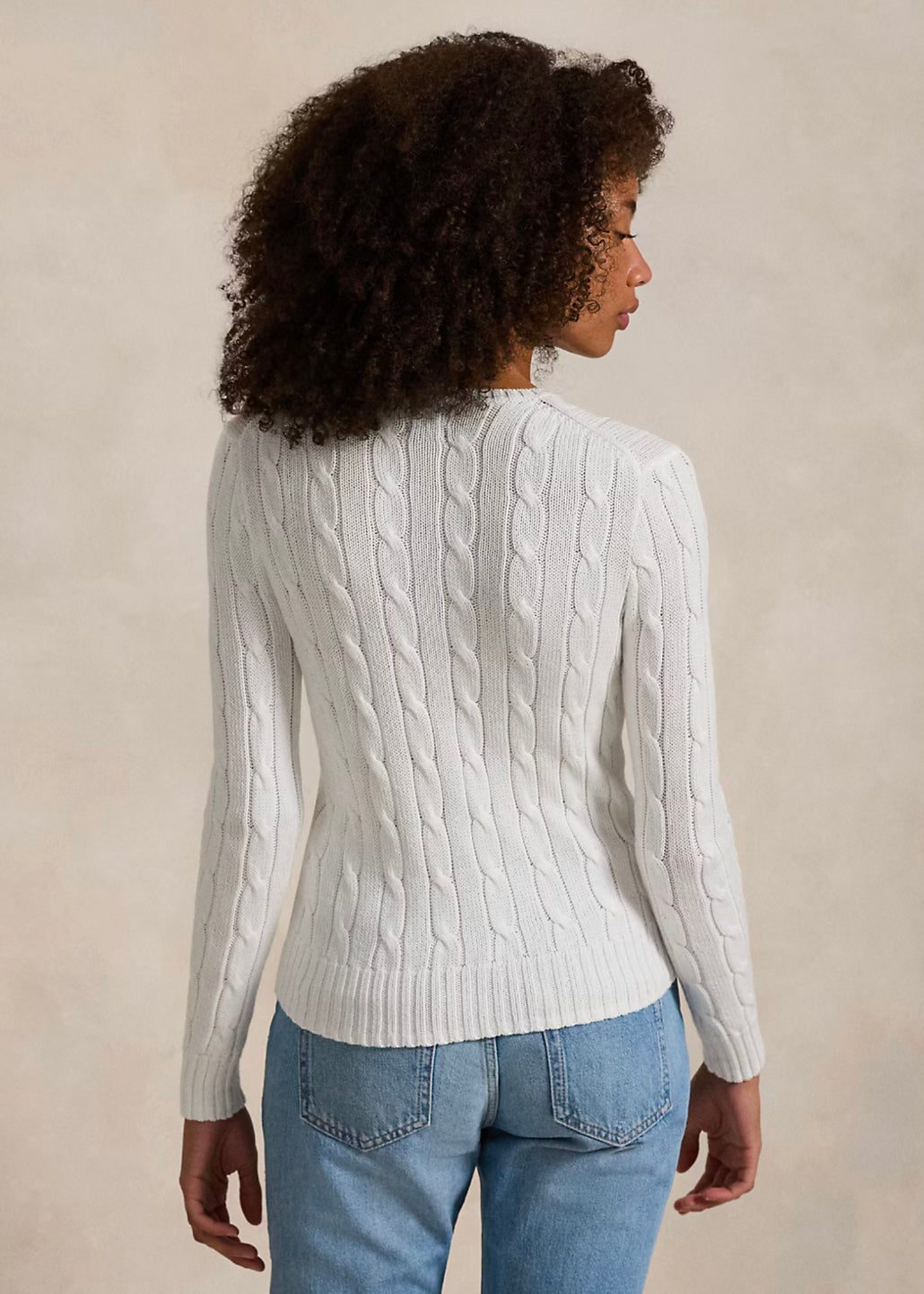 Polo Ralph Lauren Cotton Cable sweater - White