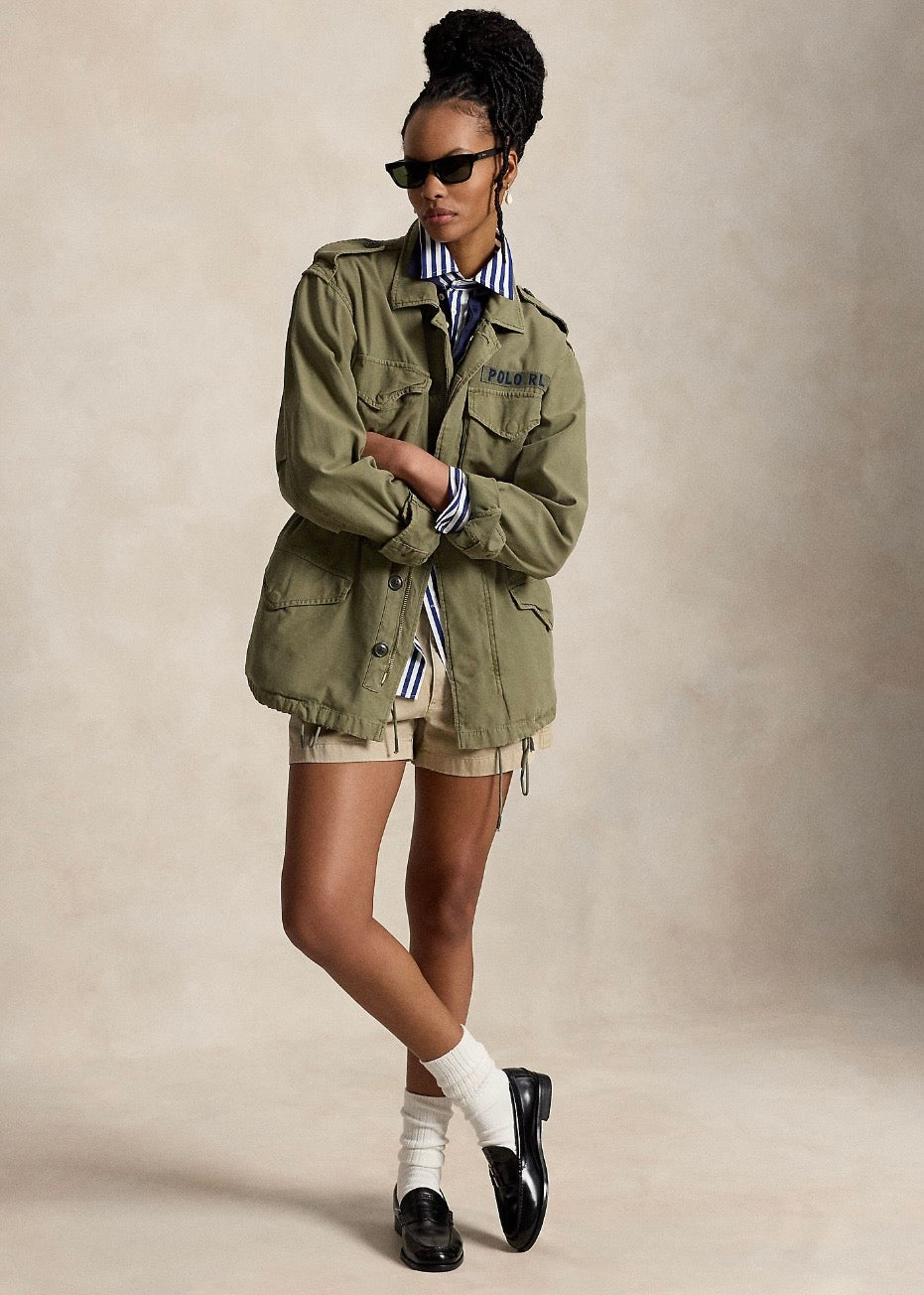 Cotton Chino Shorts Khaki