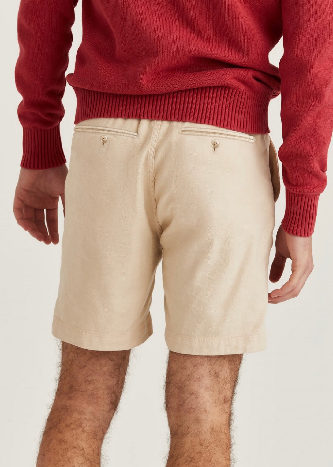 Morris Fenix Linen shorts - Khaki