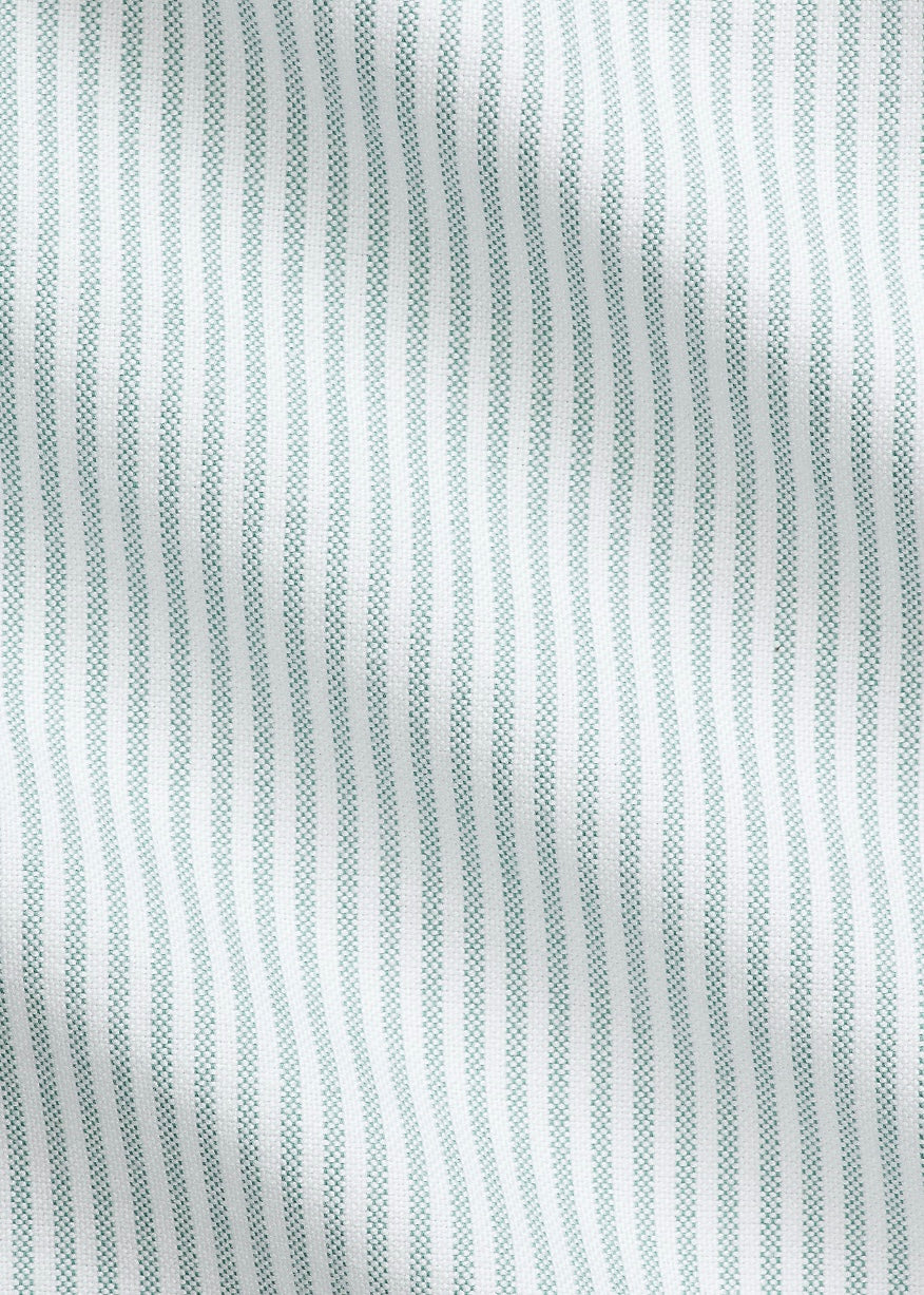 Ralph Lauren Oxford shirt custom fit - Lovat/White