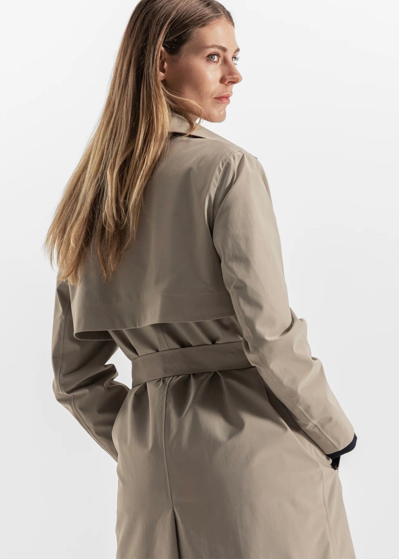 Skylar Trench Coat Desert
