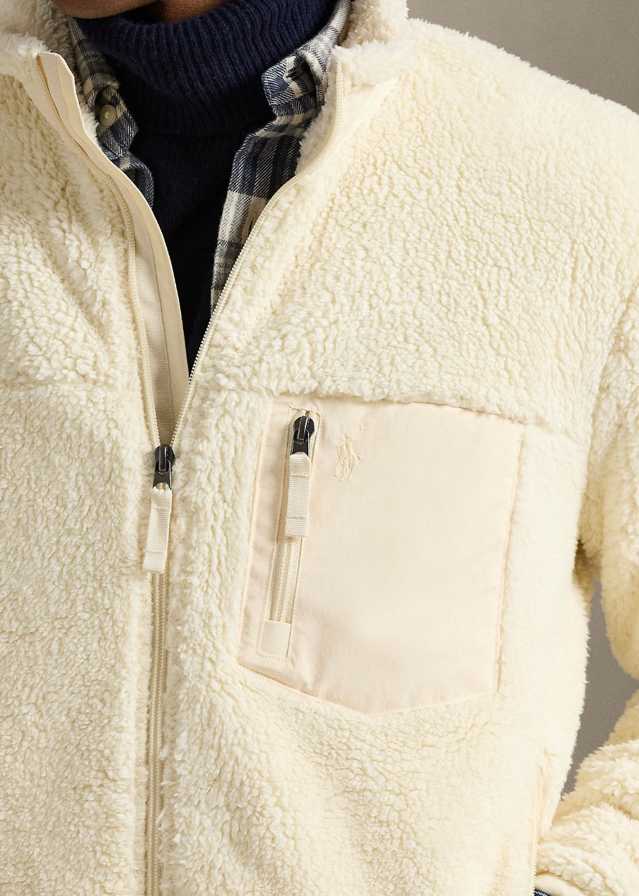 Pile Fleece Hybrid Jacket Andover Cream