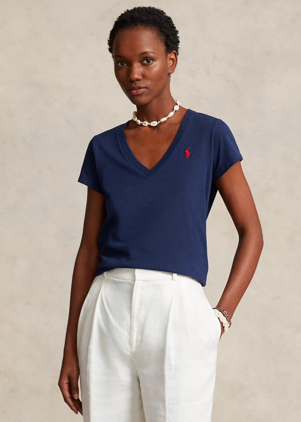 Polo Ralph Lauren V-neck t-shirt - Cruise Navy