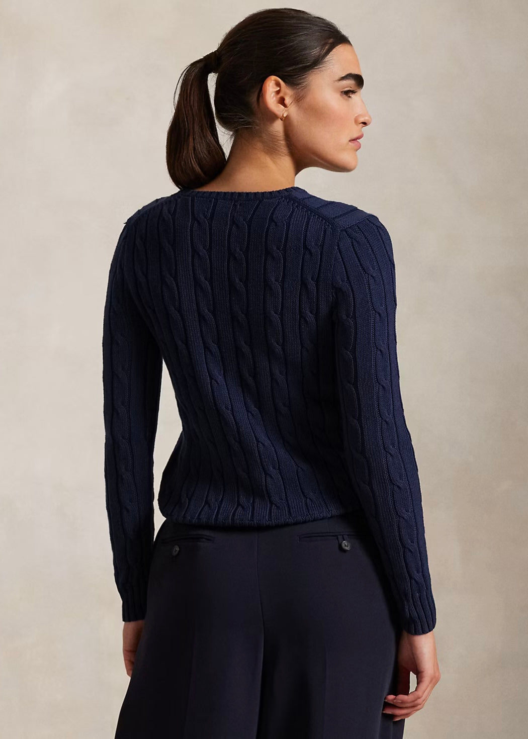Polo Ralph Lauren Cotton Cable sweater - Navy