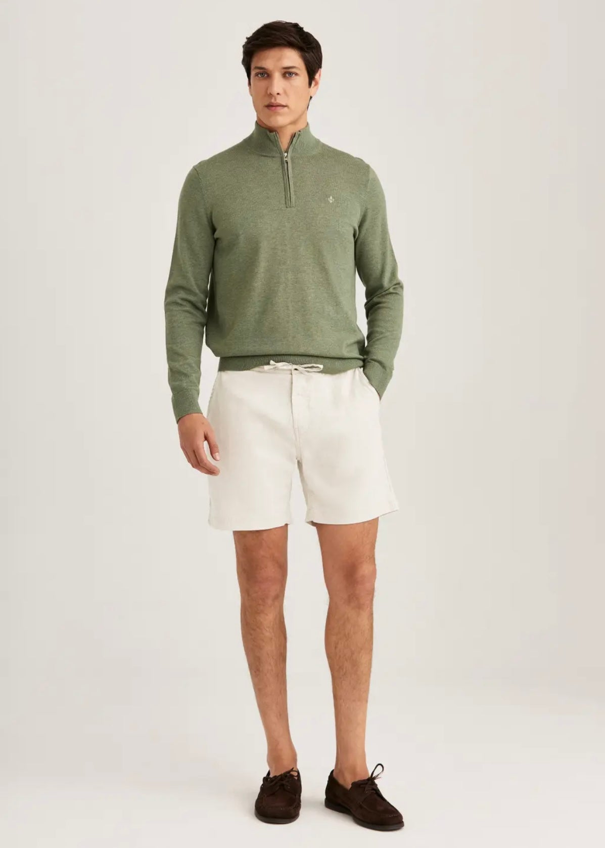 Morris Fenix Linen shorts - Offwhite