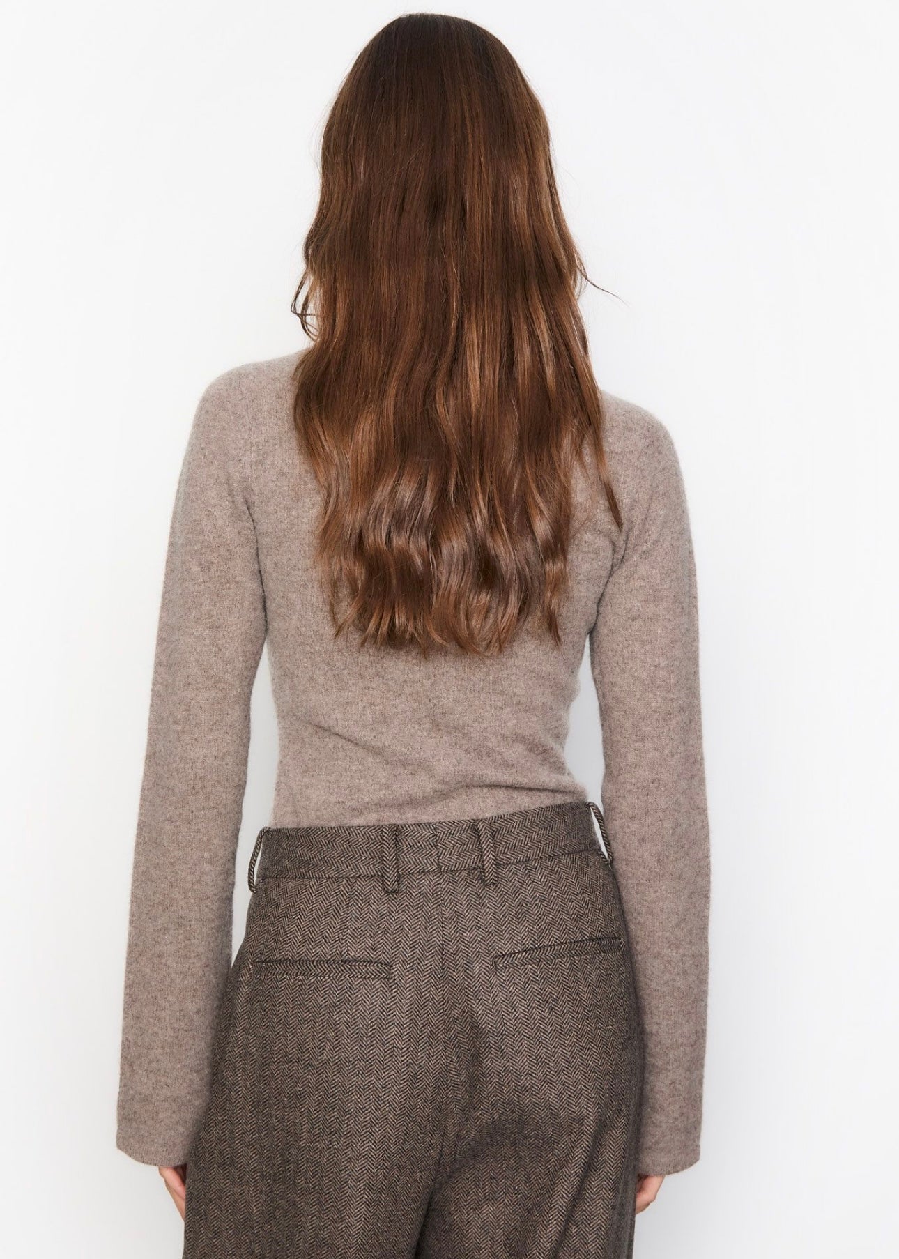 Joyce Knit Dark Taupe Melange