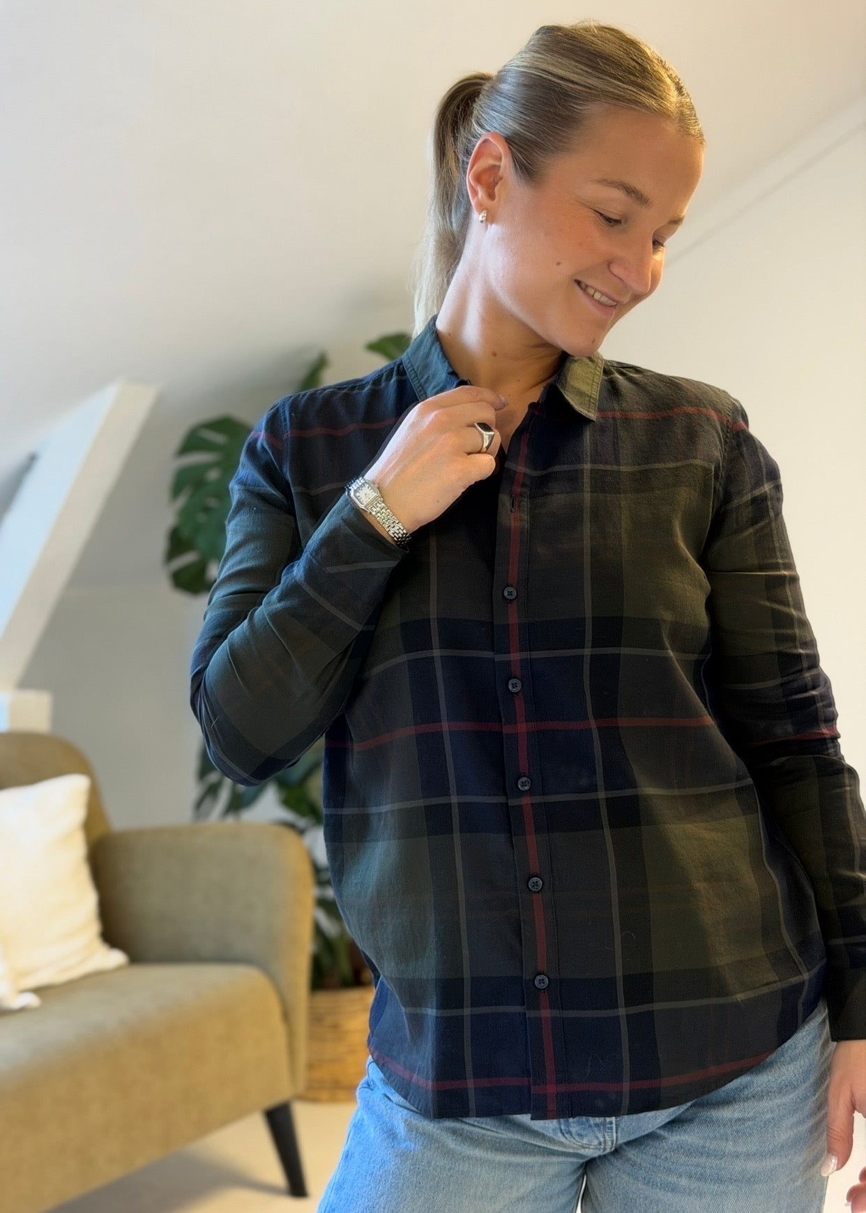 Bredon Check Shirt Shadow Classic Tartan