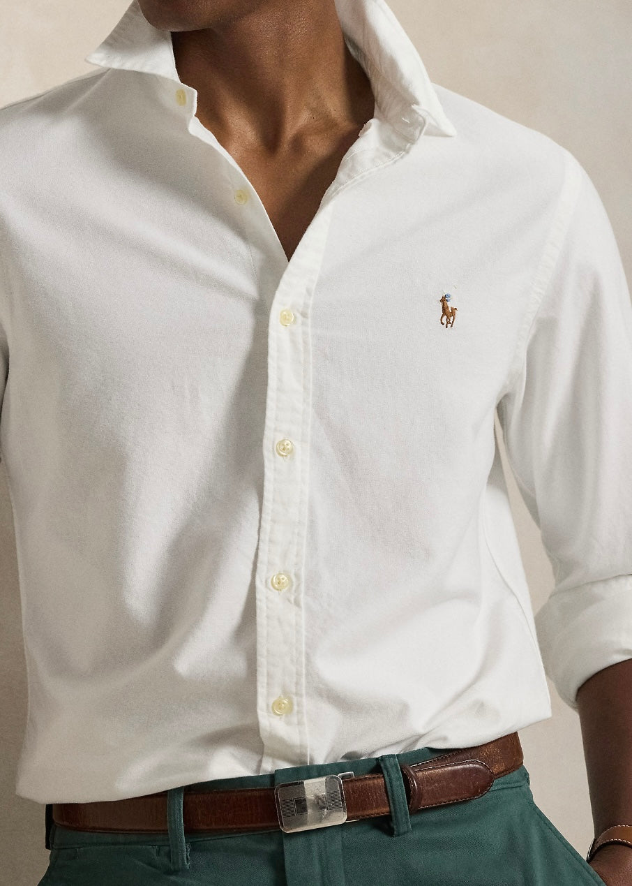 Slim Fit Oxford shirt White