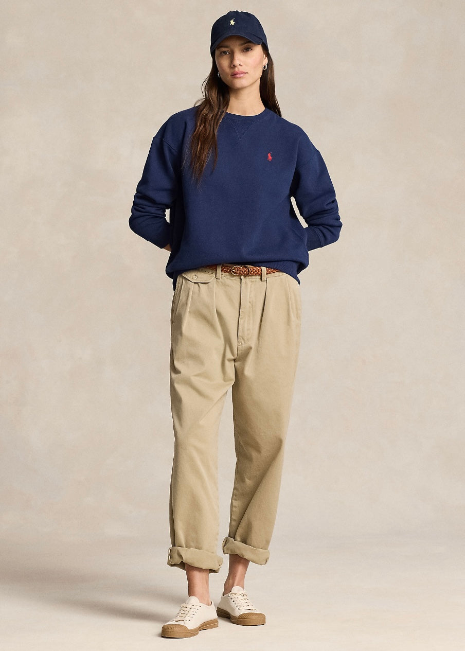 Fleece Crewneck sweater Cruise Navy