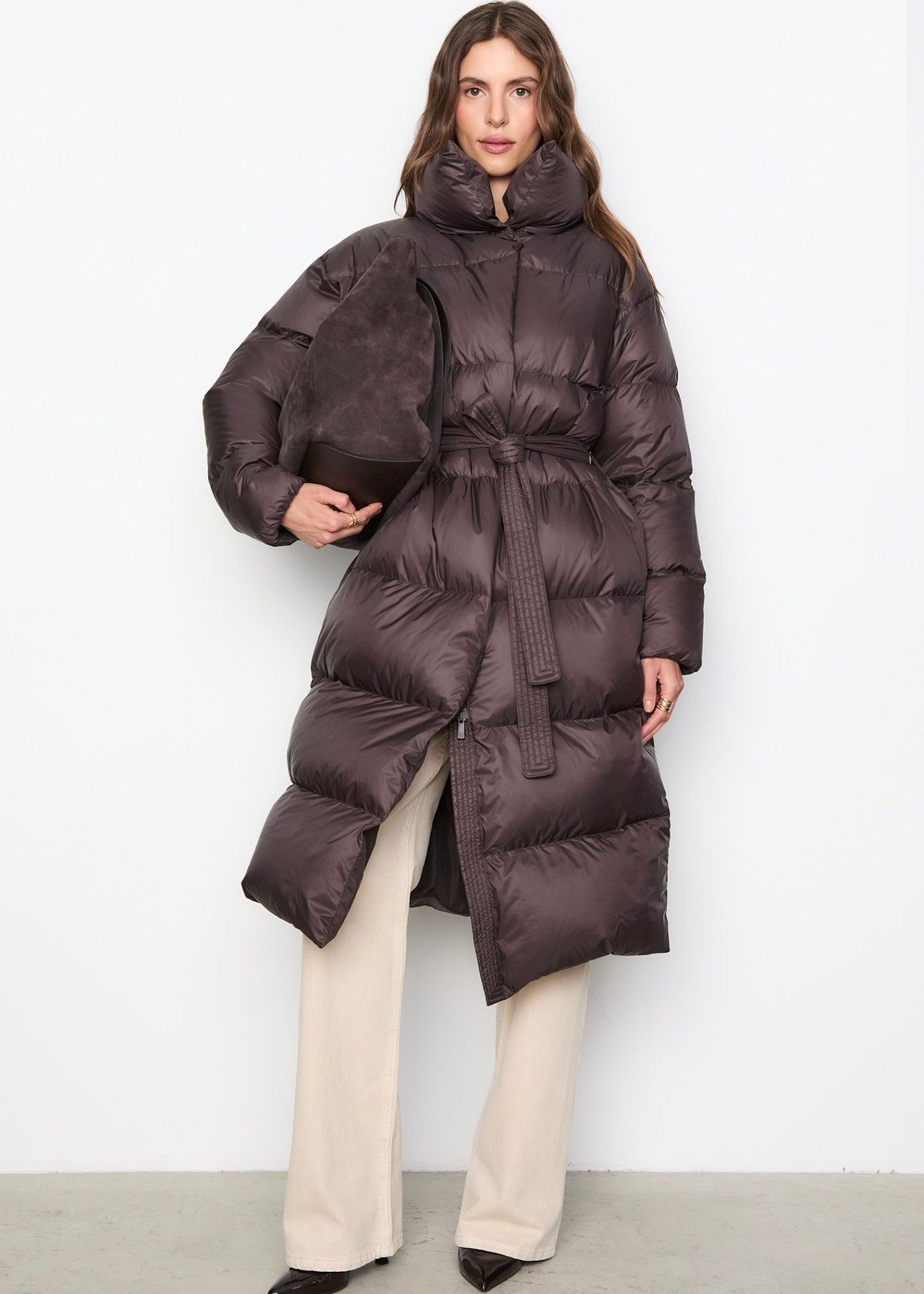 Dakota Down coat Dark Brown