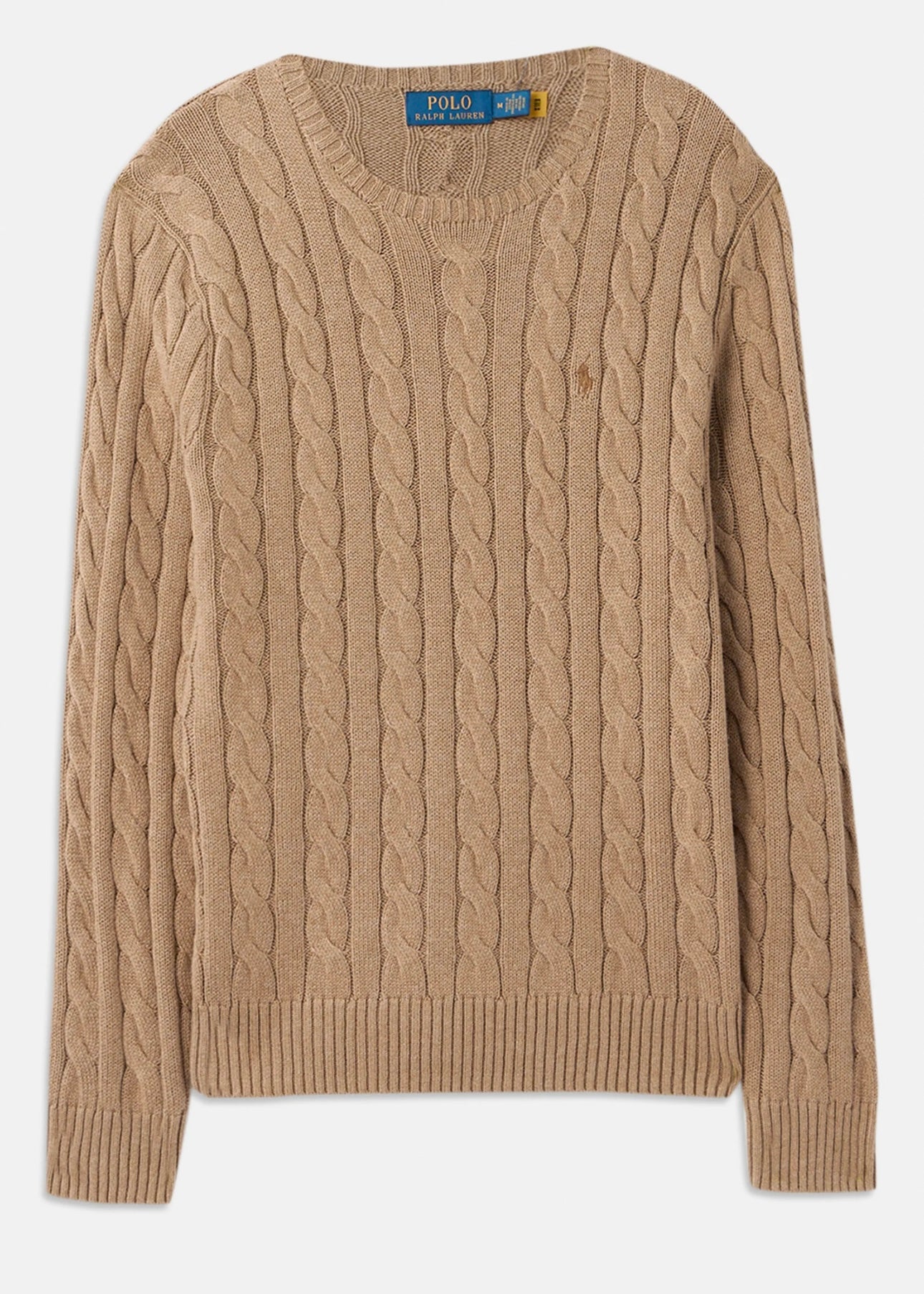 Ralph Lauren Cotton Cable sweater - Buff Camel