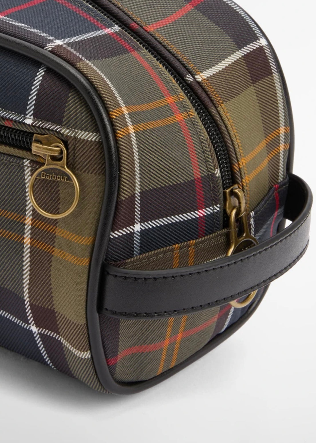 Tartan Washbag Olive