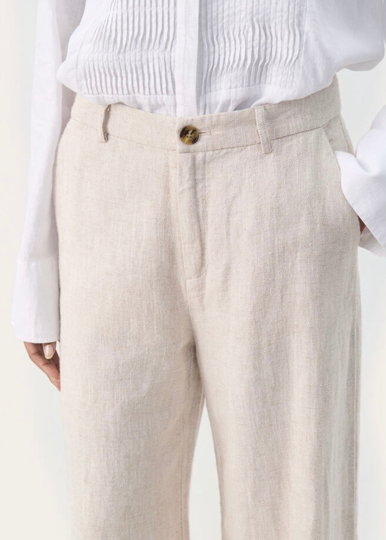 Ninnes Pants French Oak Melange