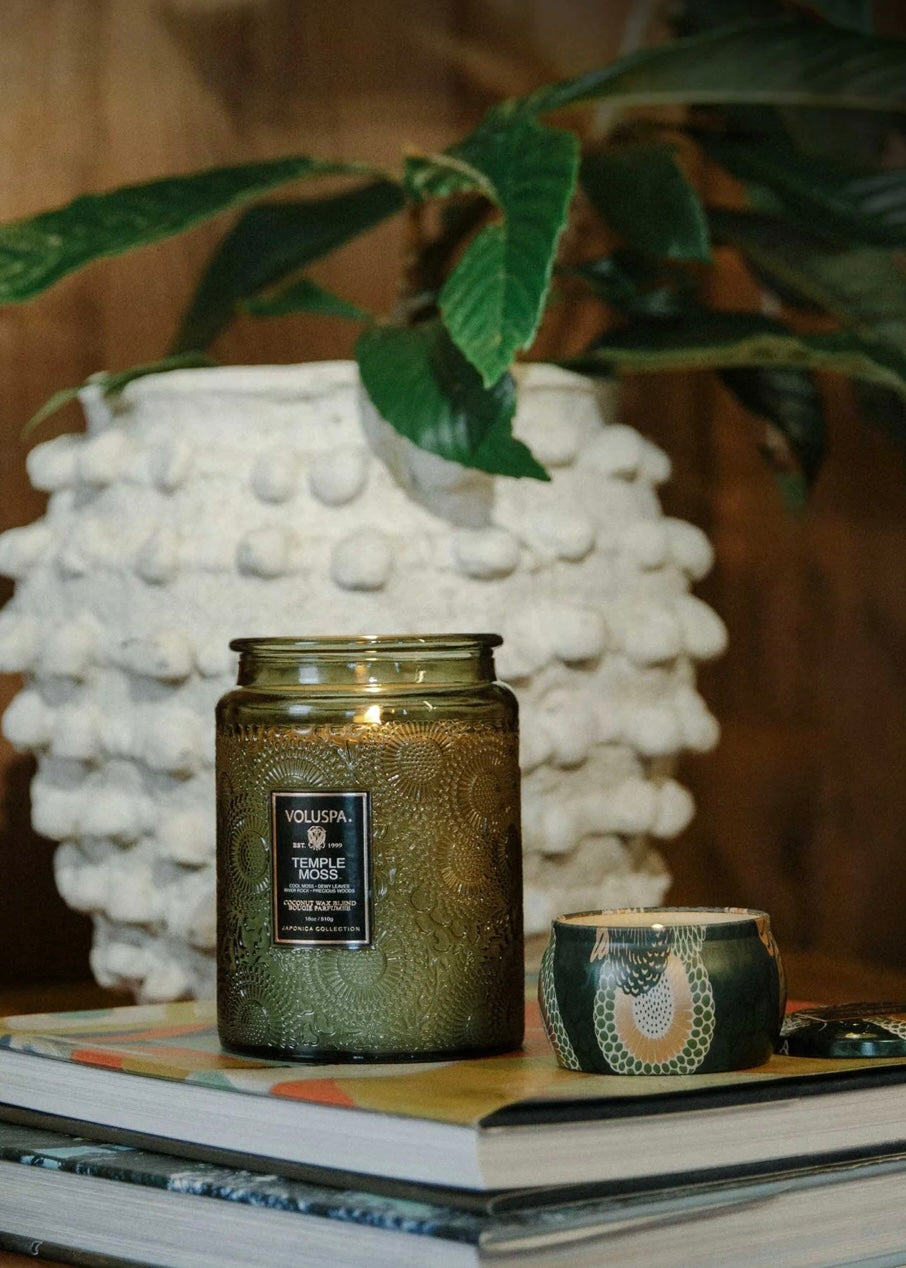 Large Jar Temple Moss