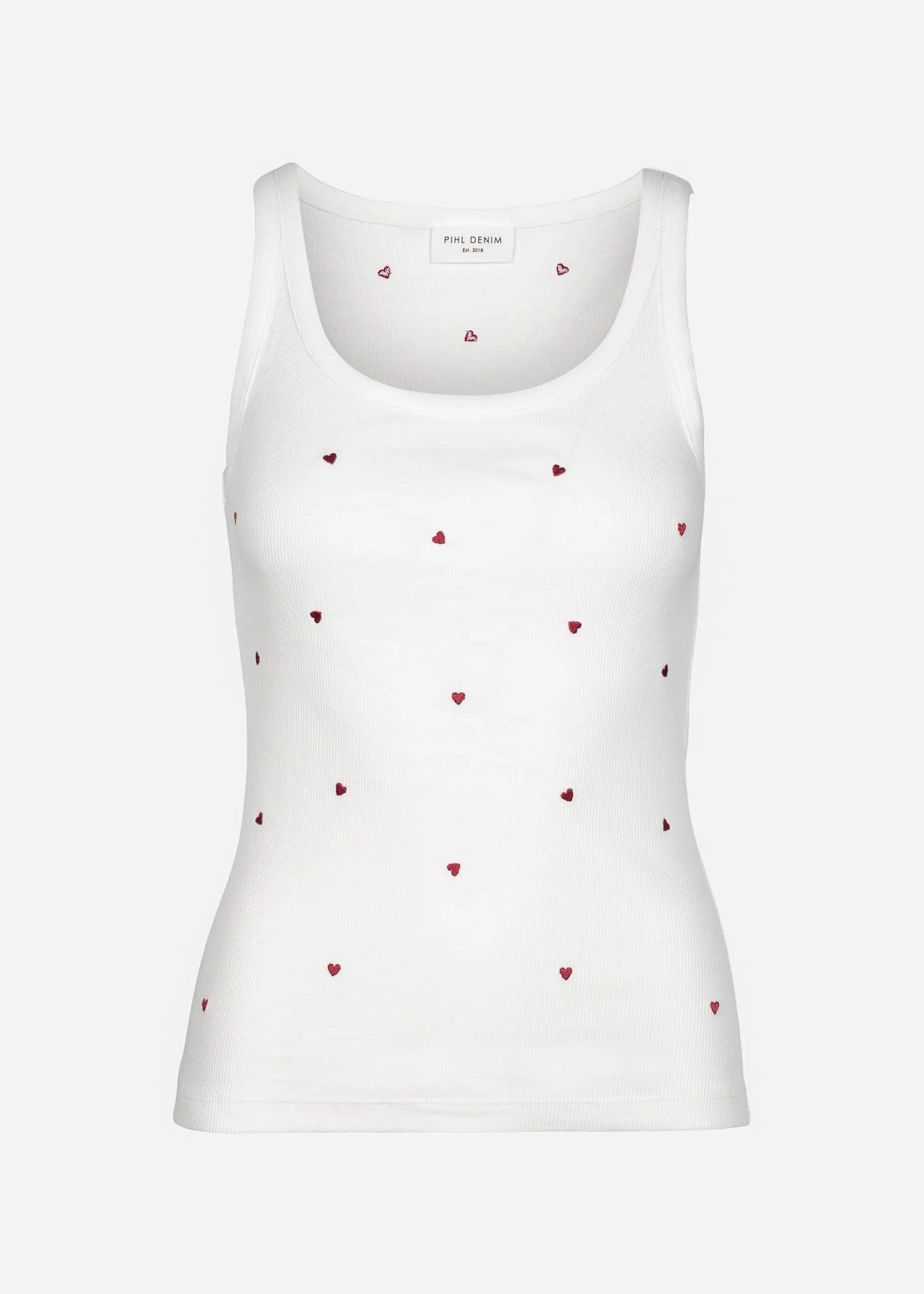 Pam Rib Singlet Berry