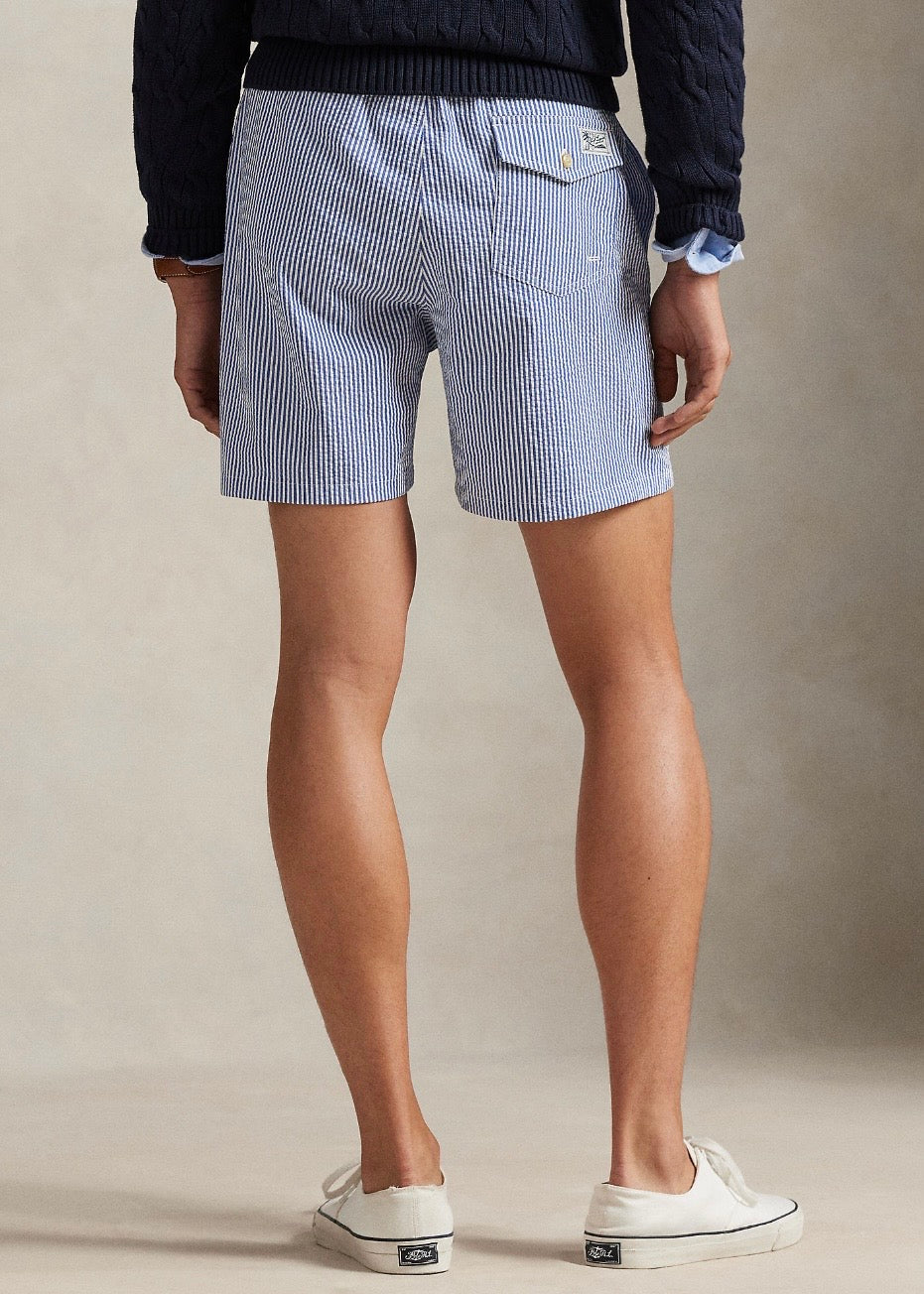 Traveler Swim Trunk Cruise Royal Seersucker