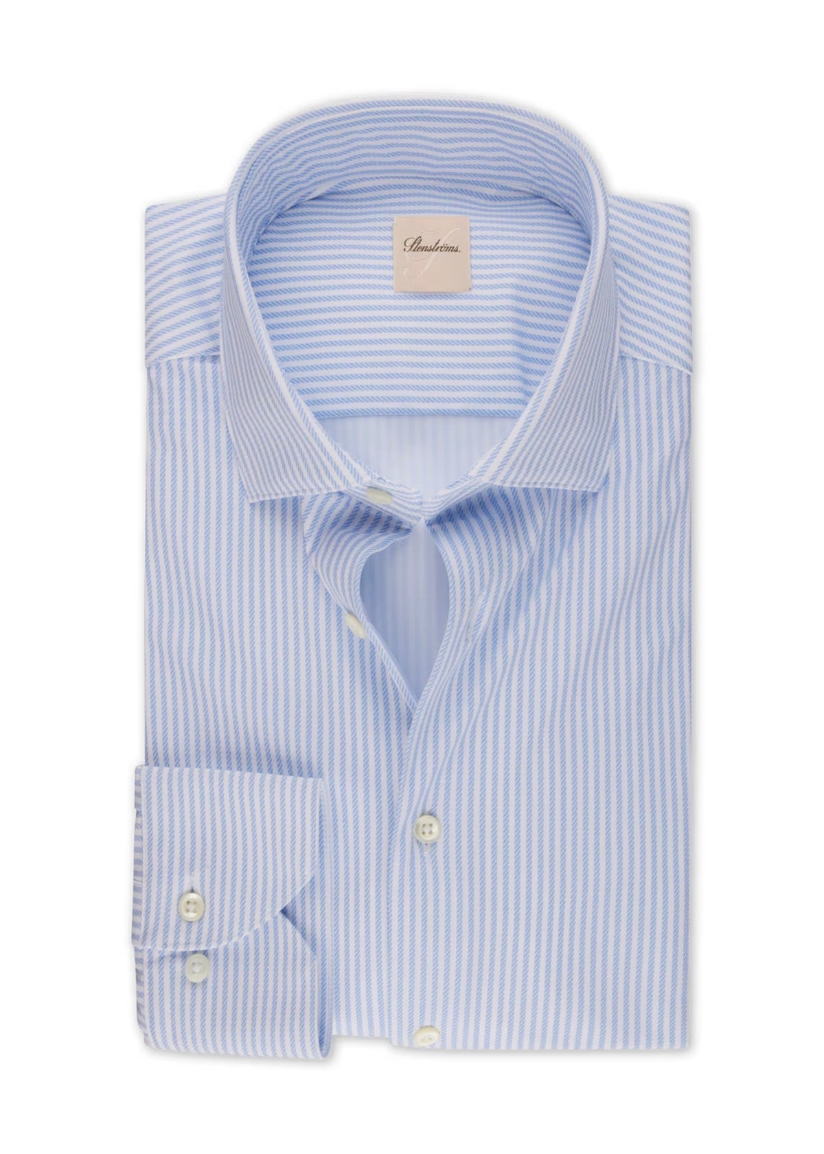 Slimline Jersey Shirt Blue/White