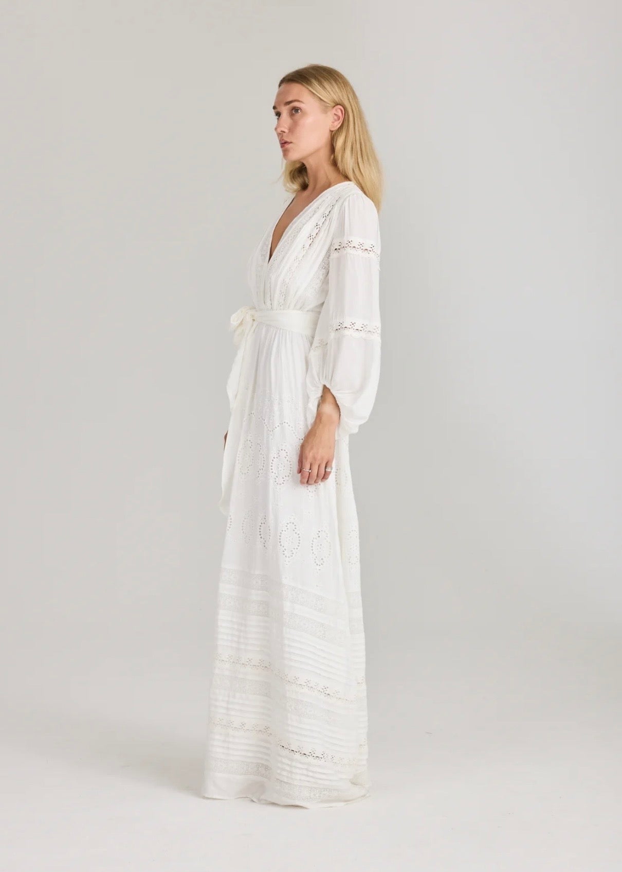 Lita Maxi Dress White