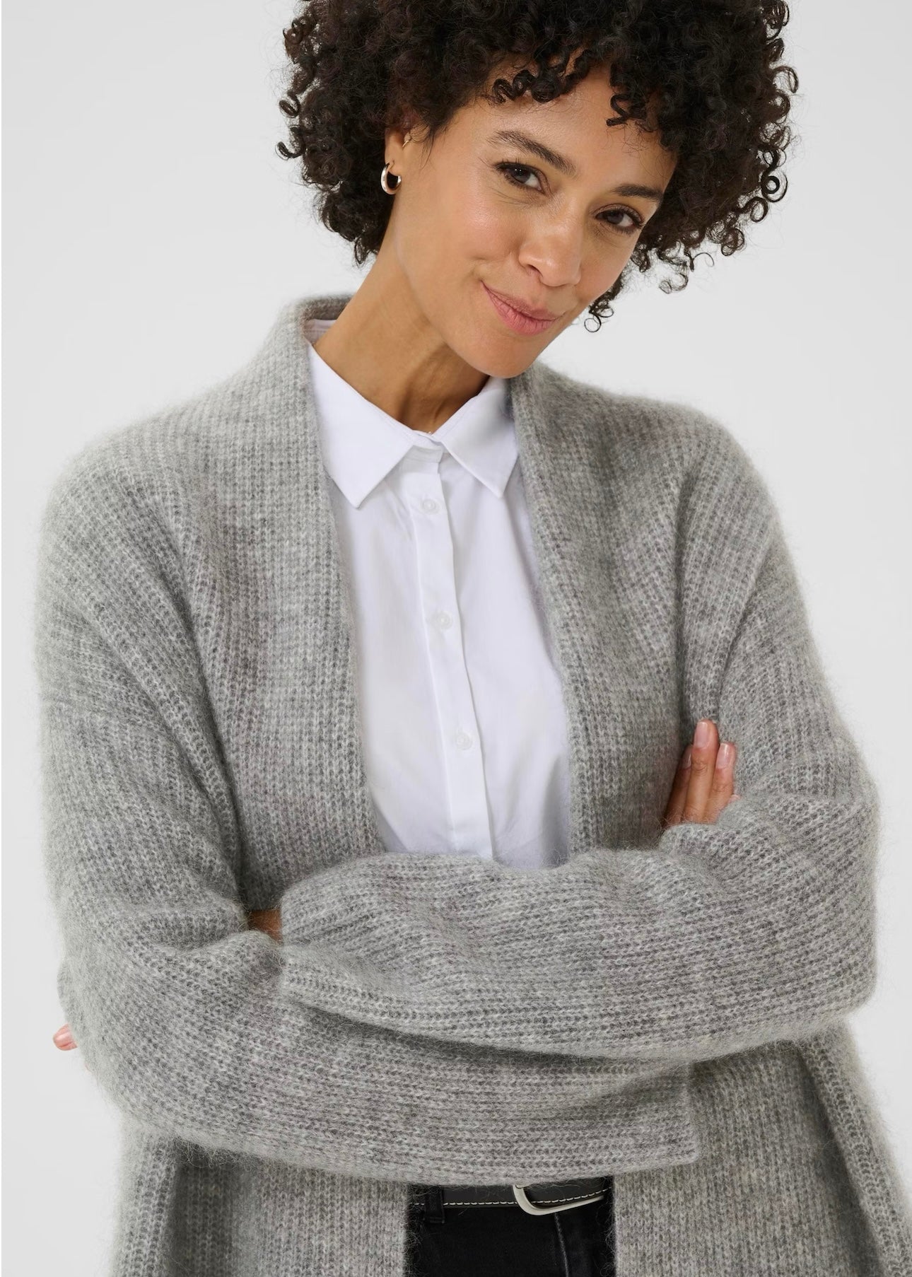 Lenemai cardigan Medium Grey Melange