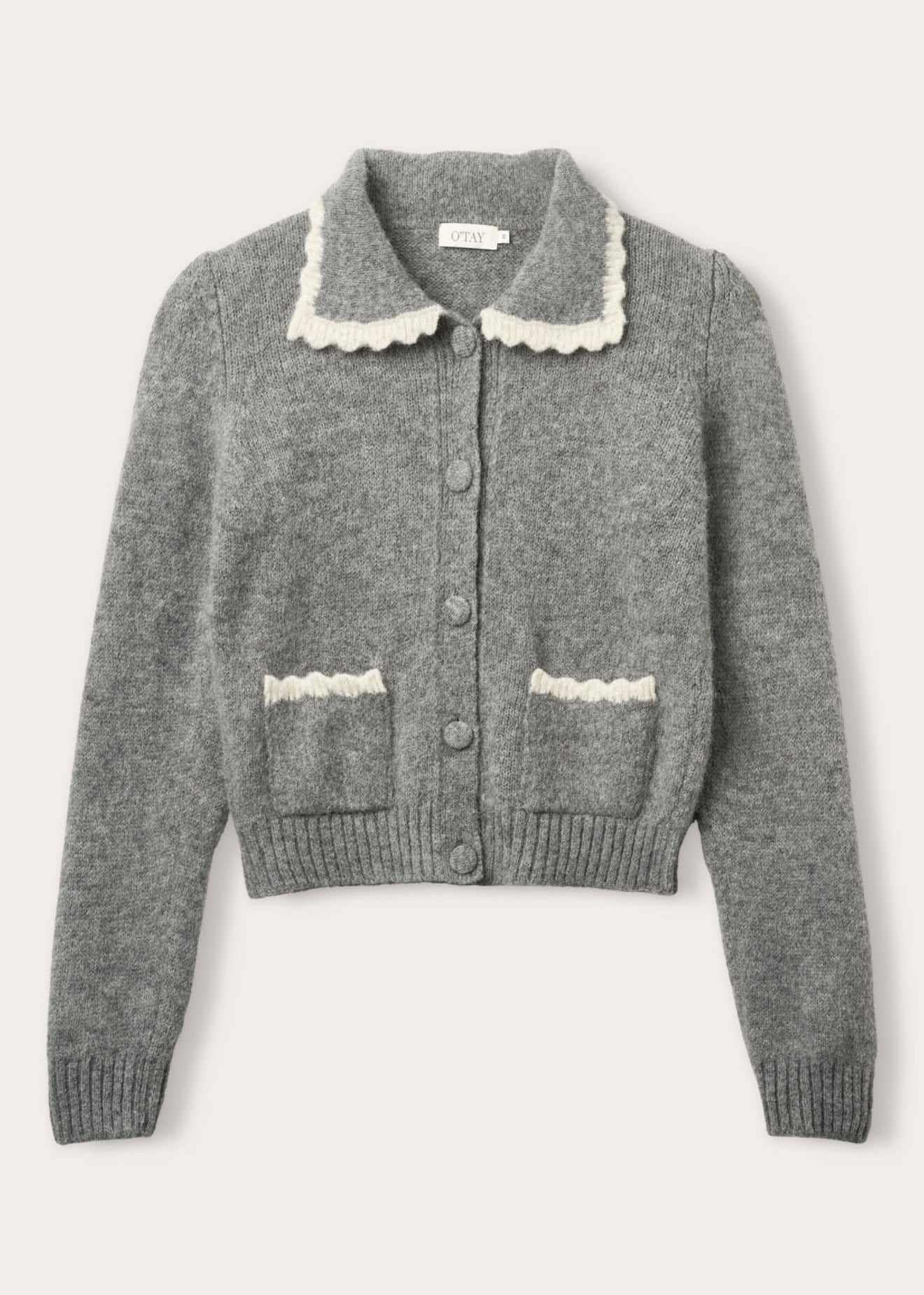 Isabella Cardigan Grey Melange