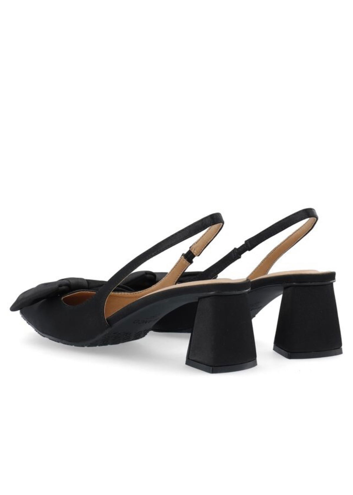 BIAMaralyn Slingback Bow Satin Black