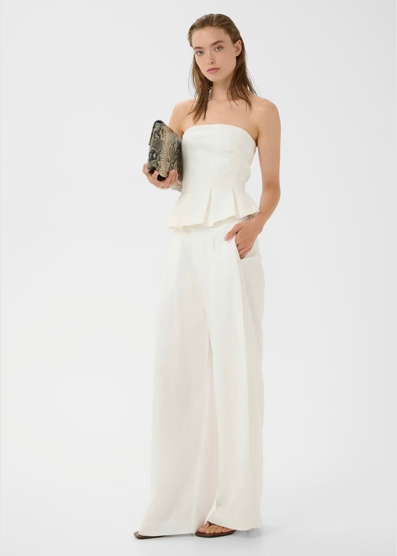Riava Pants Bright White