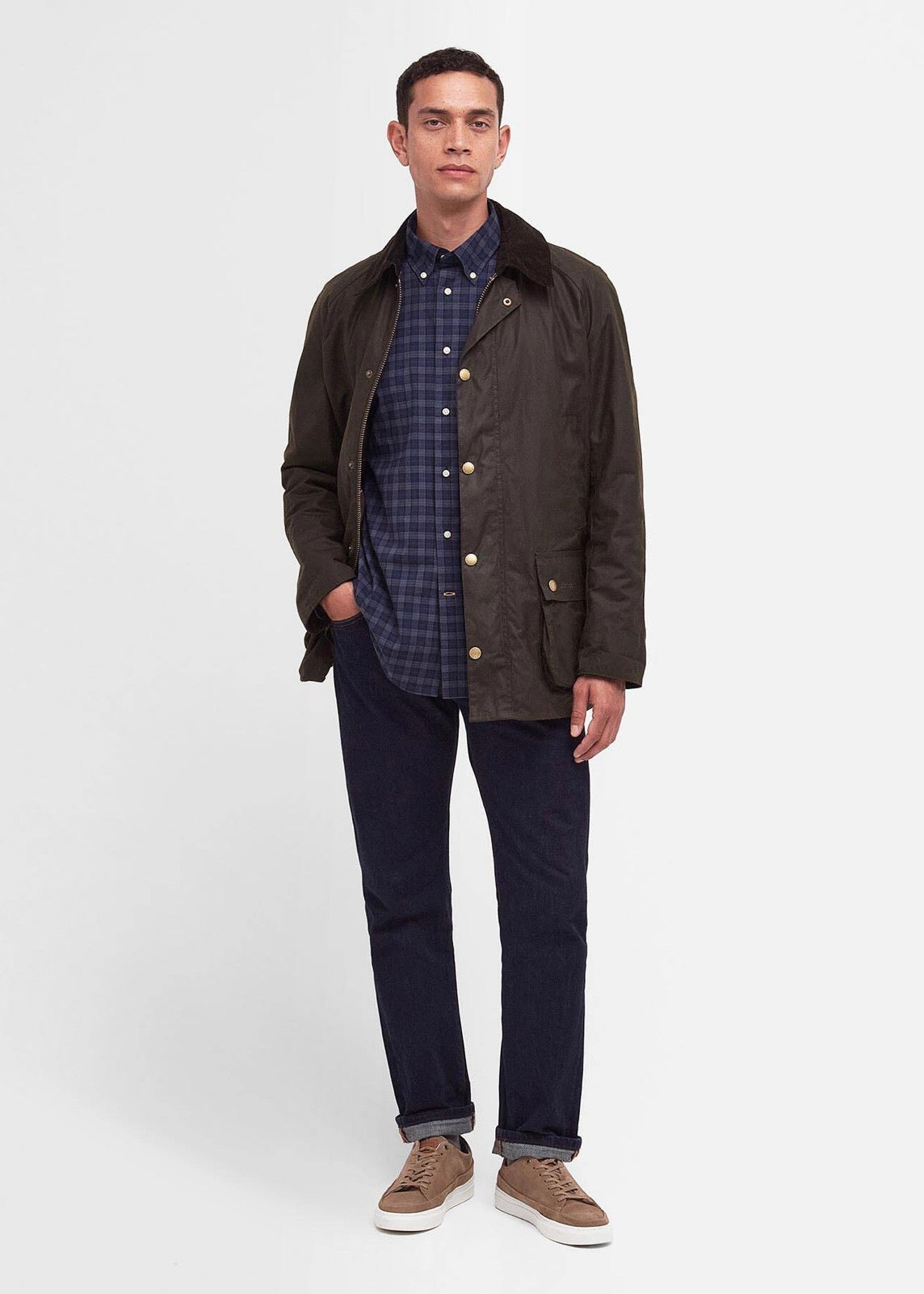 Ashby Wax Jacket Olive