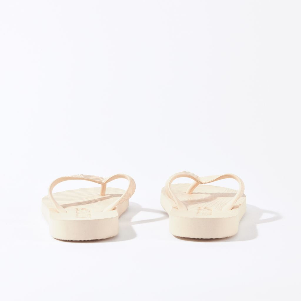 Sleepers Slim Wide Strap flip flop - Eggnog