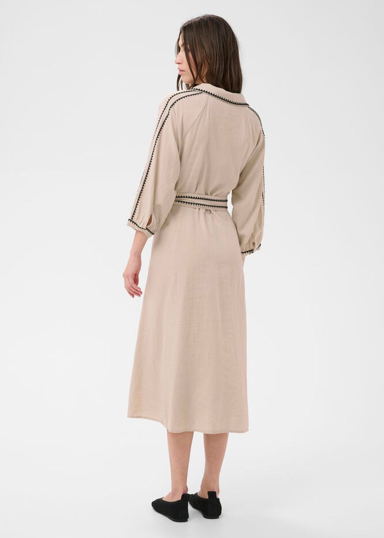 Sicilias Dress Oatmeal