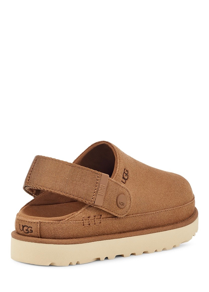 W Goldenstar Clog Chestnut