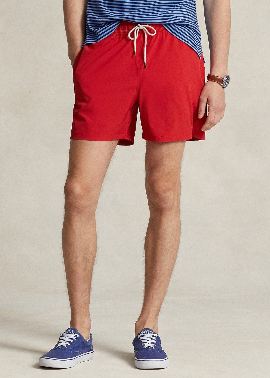 Traveler Swim Trunk Red