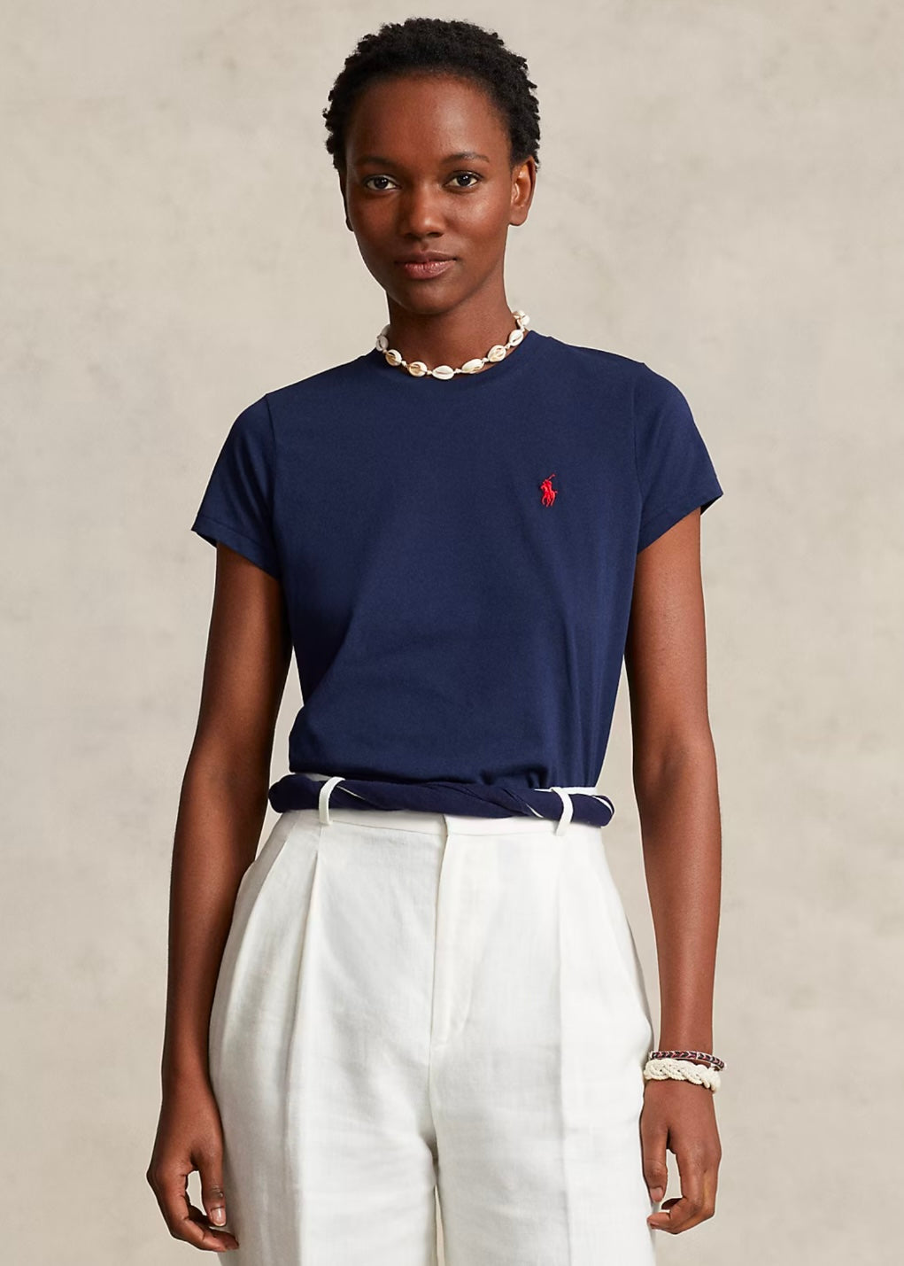 Cotton Jersey tee Cruise Navy