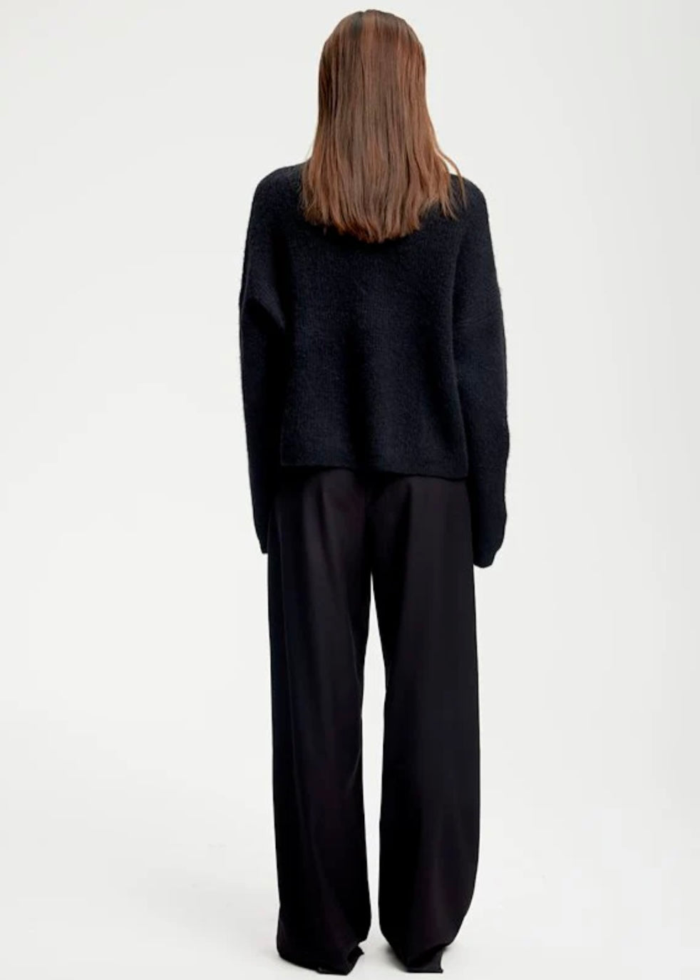 Alpha Short cardigan Black