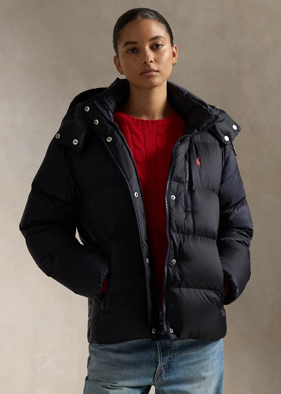 Quilted Down jacket RL Navy