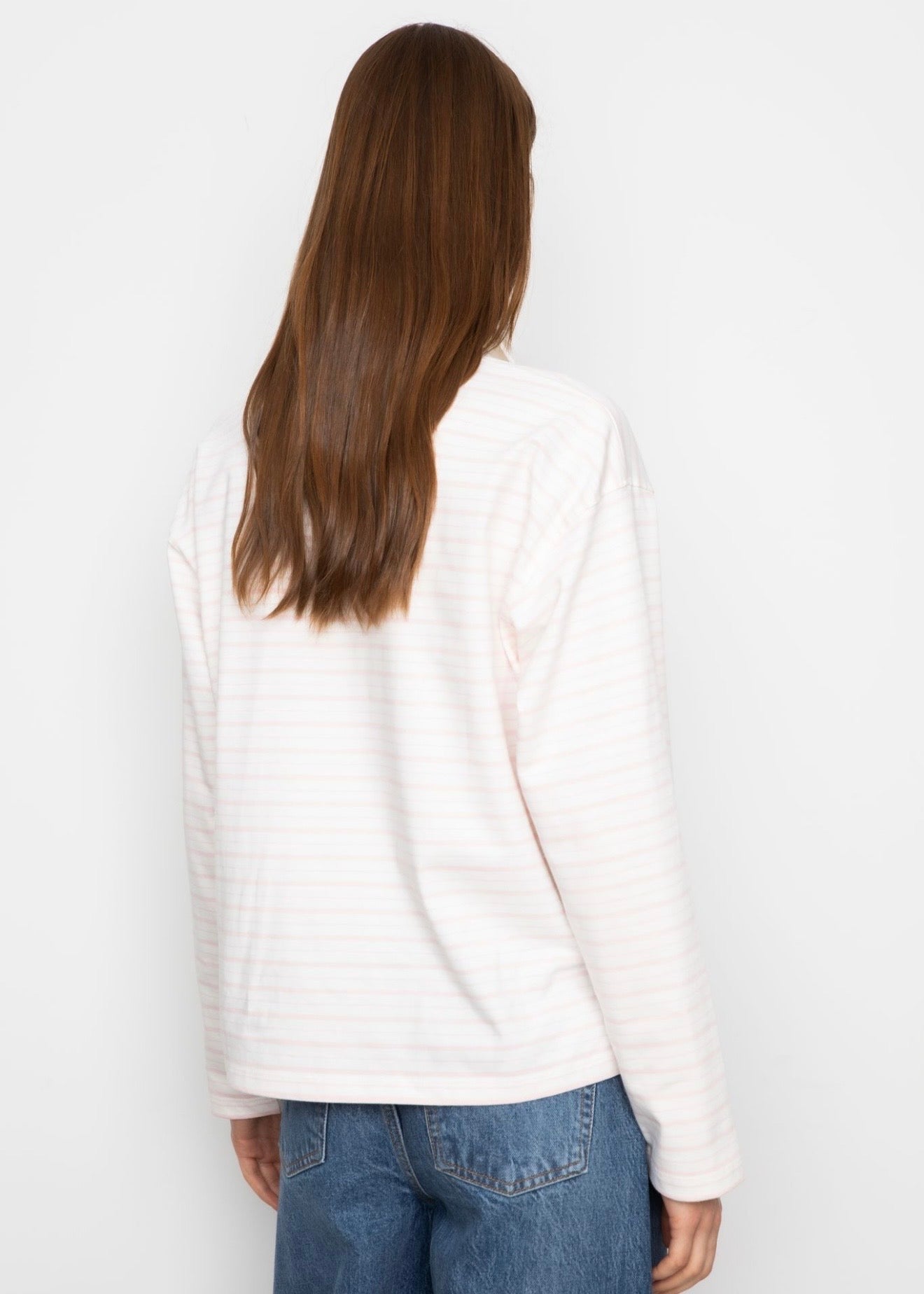 Elmer Polo Shirt Light Pink Stripe