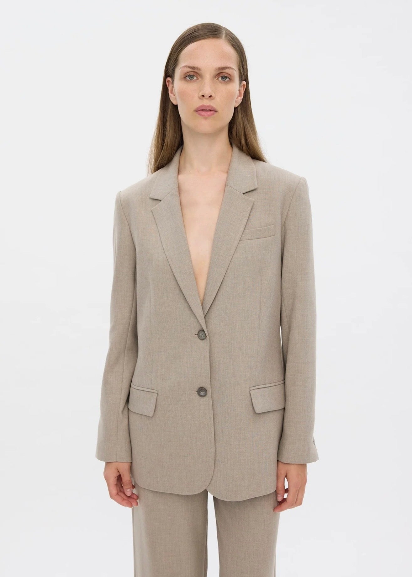 Hannah Blazer Oak Melange