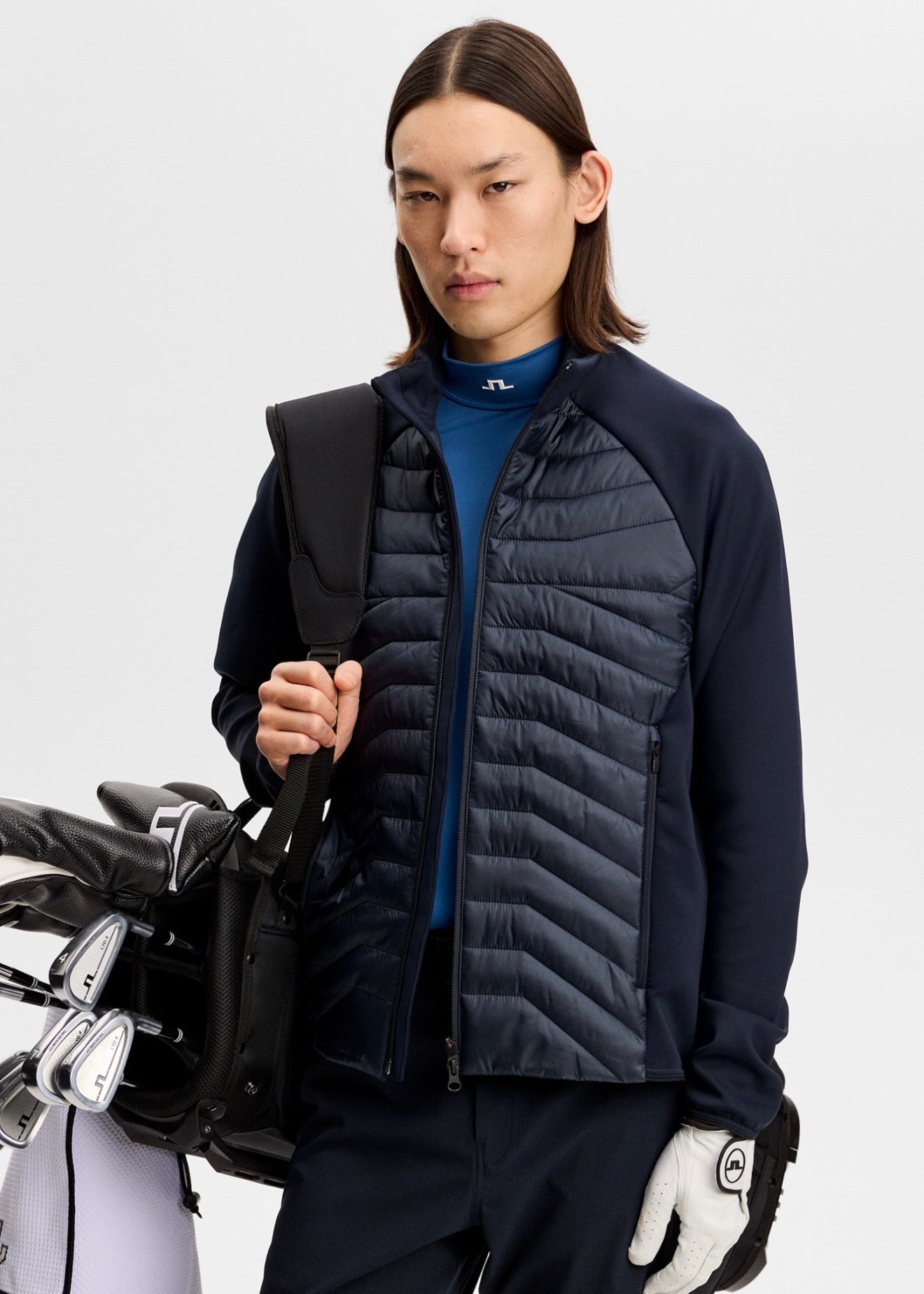Heyden Quilt Hybrid Jackey Navy