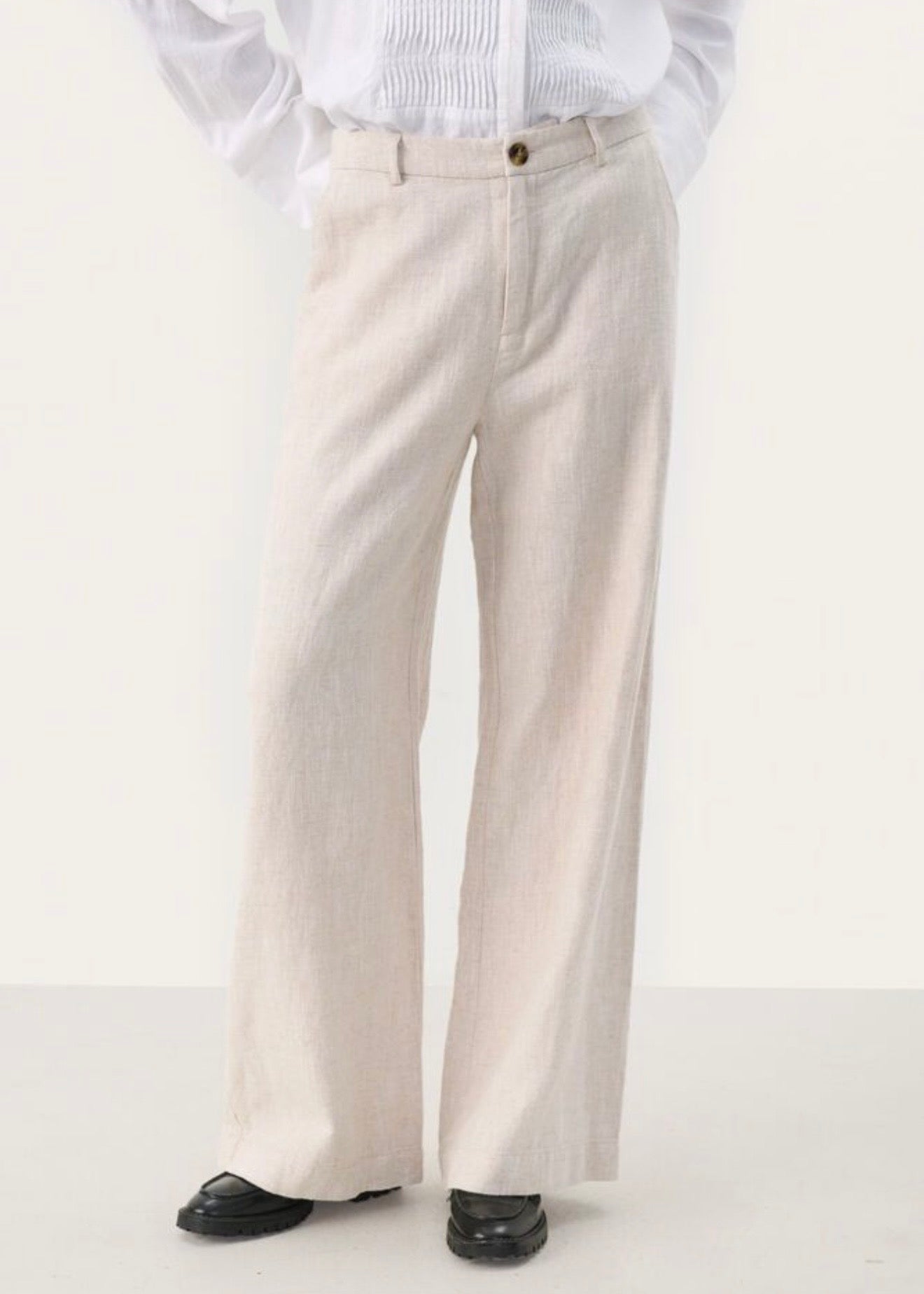 Ninnes Pants French Oak Melange