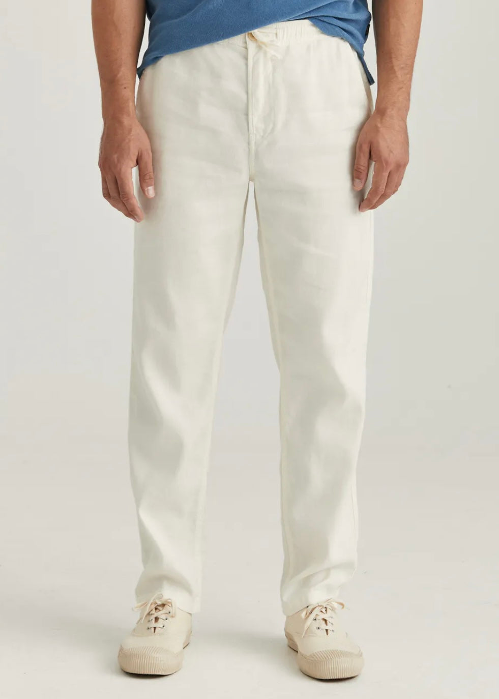 Morris Fenix Linen trouser - Offwhite