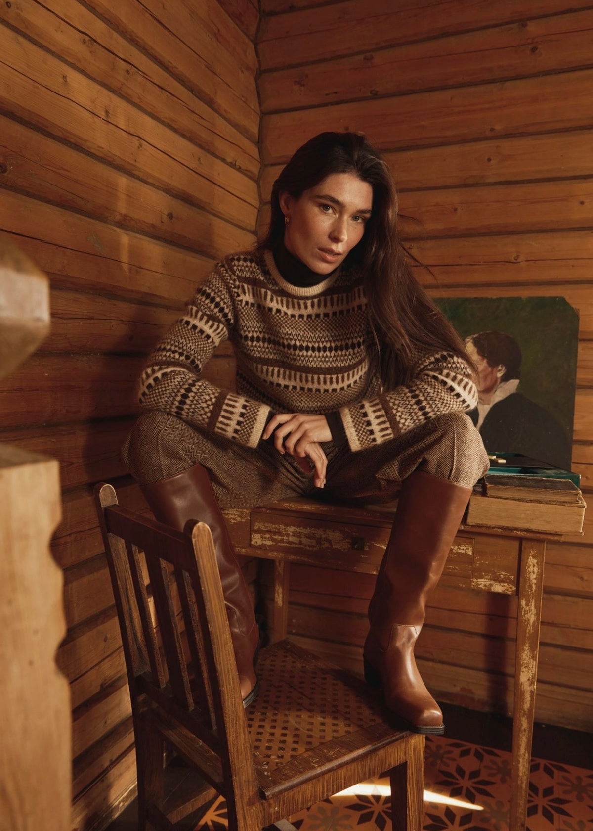 Lumi Knit Dark Brown