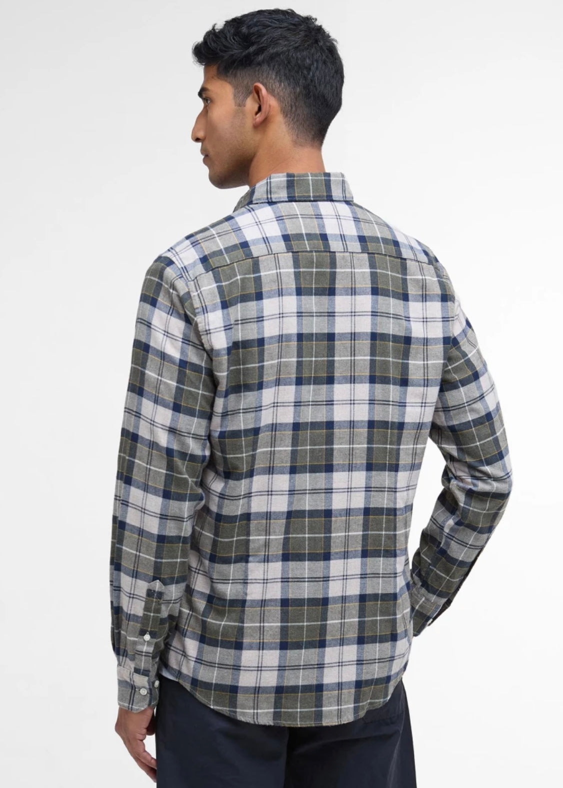 Fortrose Tailored Tartan shirt Forest Mist