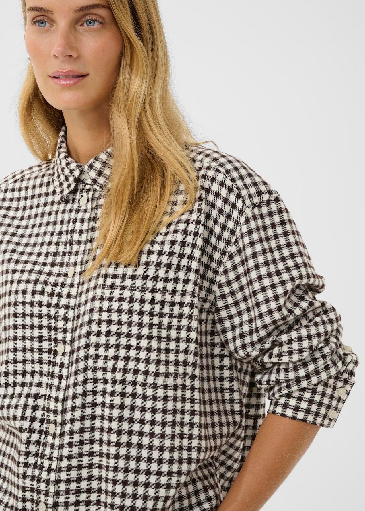 Samea shirt Garnache Mini Check