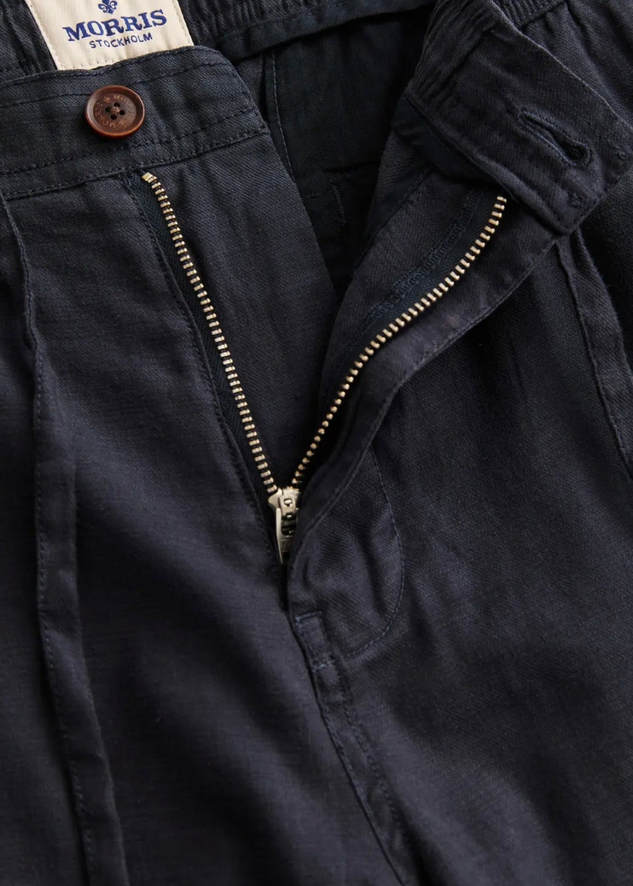 Fenix Linen Trouser Blue