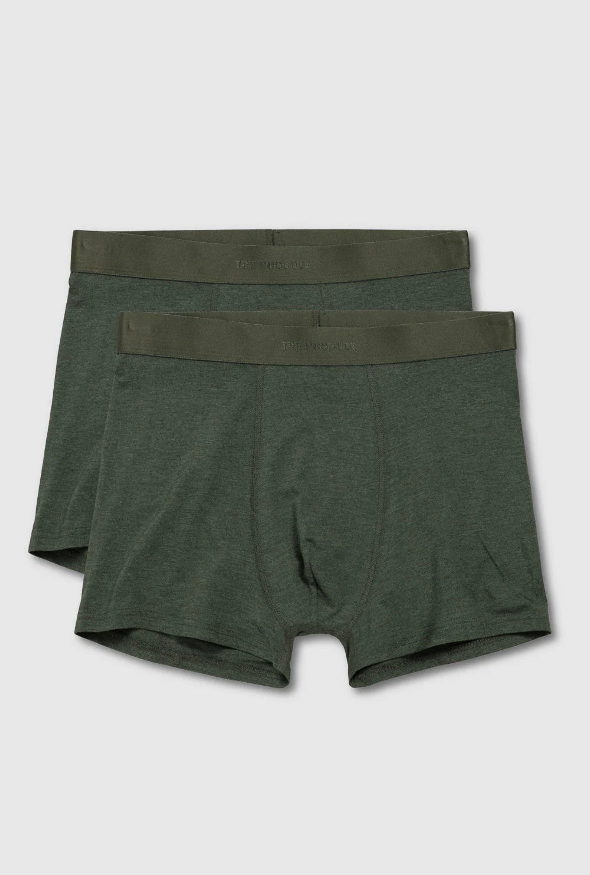 Bamboo Boxer 2-pack Green Mel.